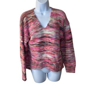 S Bright Pink Sweater Lou‎ & Grey for Loft
